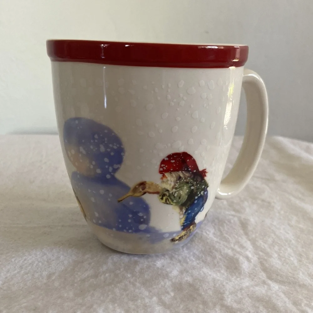 Williams Sonoma Set of Four Nordic Elf Mugs